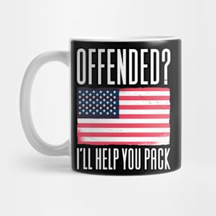 Conservative US Flag Politics Mug